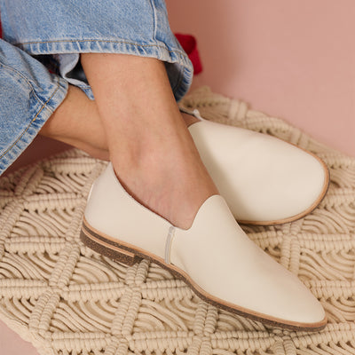 ＜ユードット＞スリッポン/ホワイト