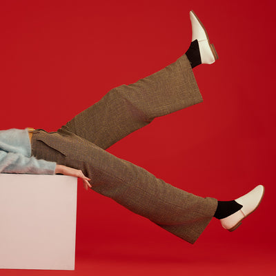 ＜ユードット＞スリッポン/ホワイト