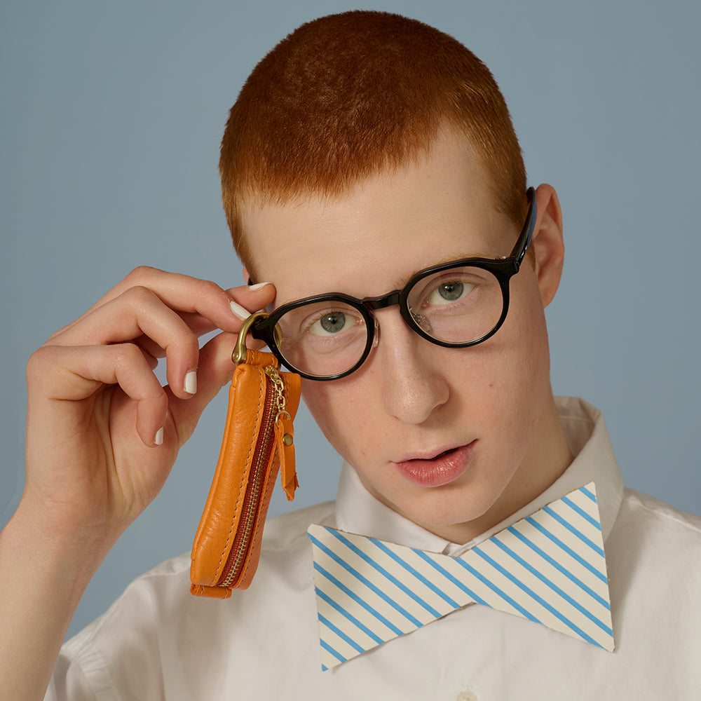 ＜KIICHI> Key Case (Zipper) / Orange