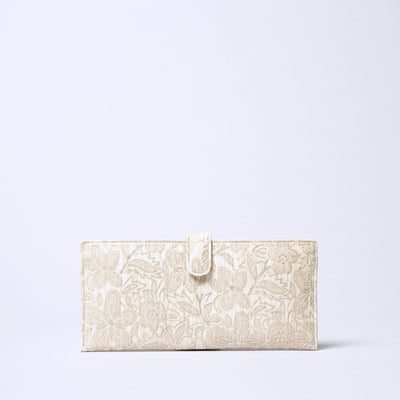<ARUKAN> Claire Slim Wallet / Pearl White