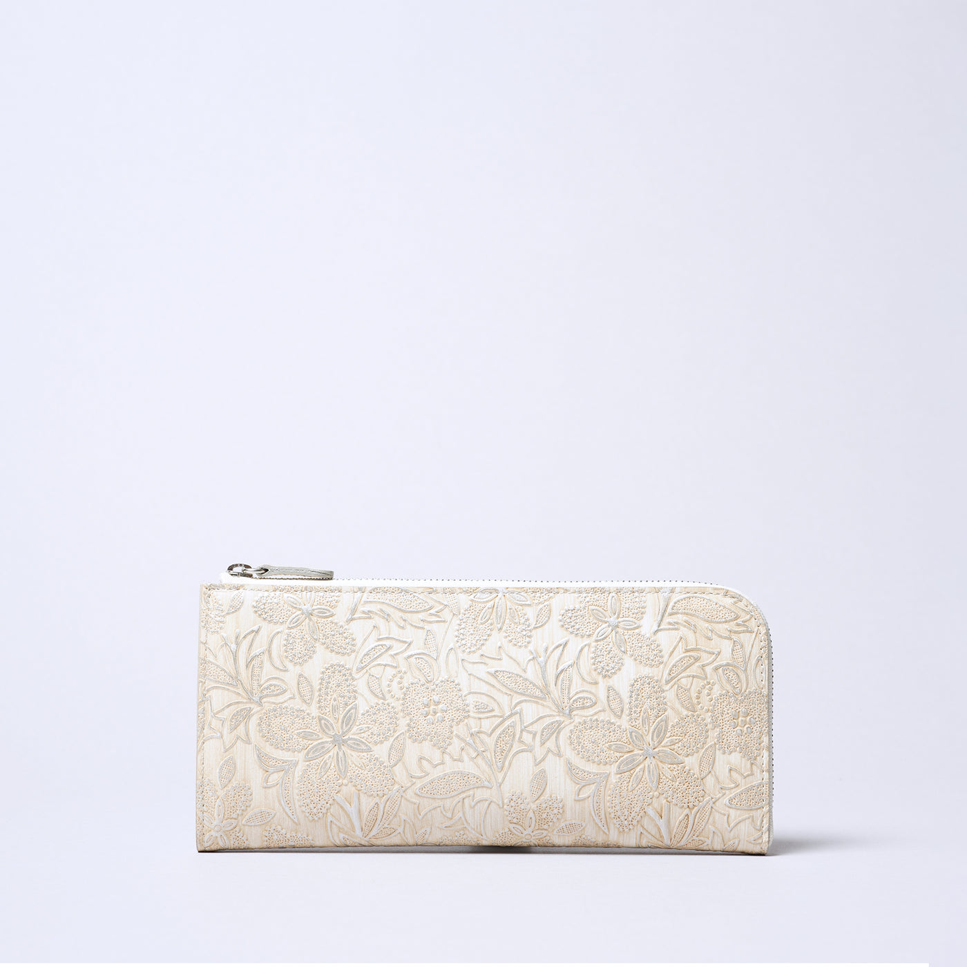 <ARUKAN> Claire L Zip Long Wallet / Beige
