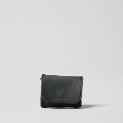 ＜LITSTA＞Tiny Coin Case/深棕色