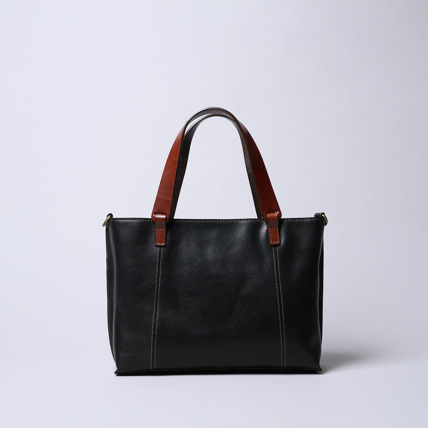 <Laisser Faire> Search Vegetable Tanned Combination 2 Way Hand Bag / Camel