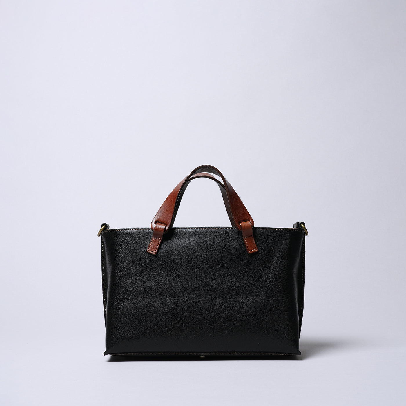 <Laisser Faire> Search Vegetable Tanned Combination 2 Way Shoulder Bag / Black