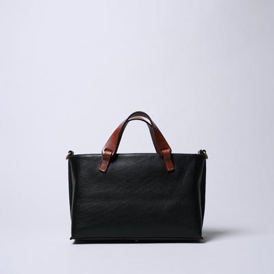 <Laisser Faire> Search Vegetable Tanned Combination 2 Way Shoulder Bag / Black