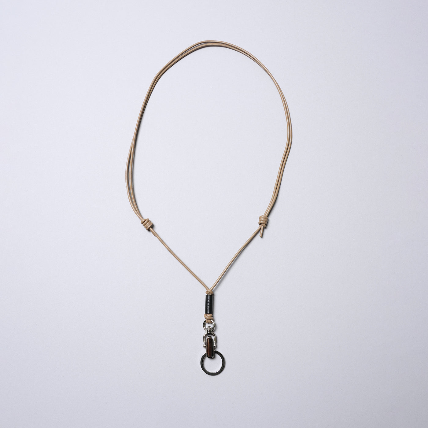 多功能皮革掛繩（Clip Hook）/黑色