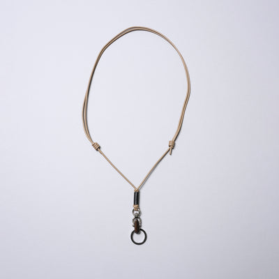 多功能皮革掛繩（Clip Hook）/黑色