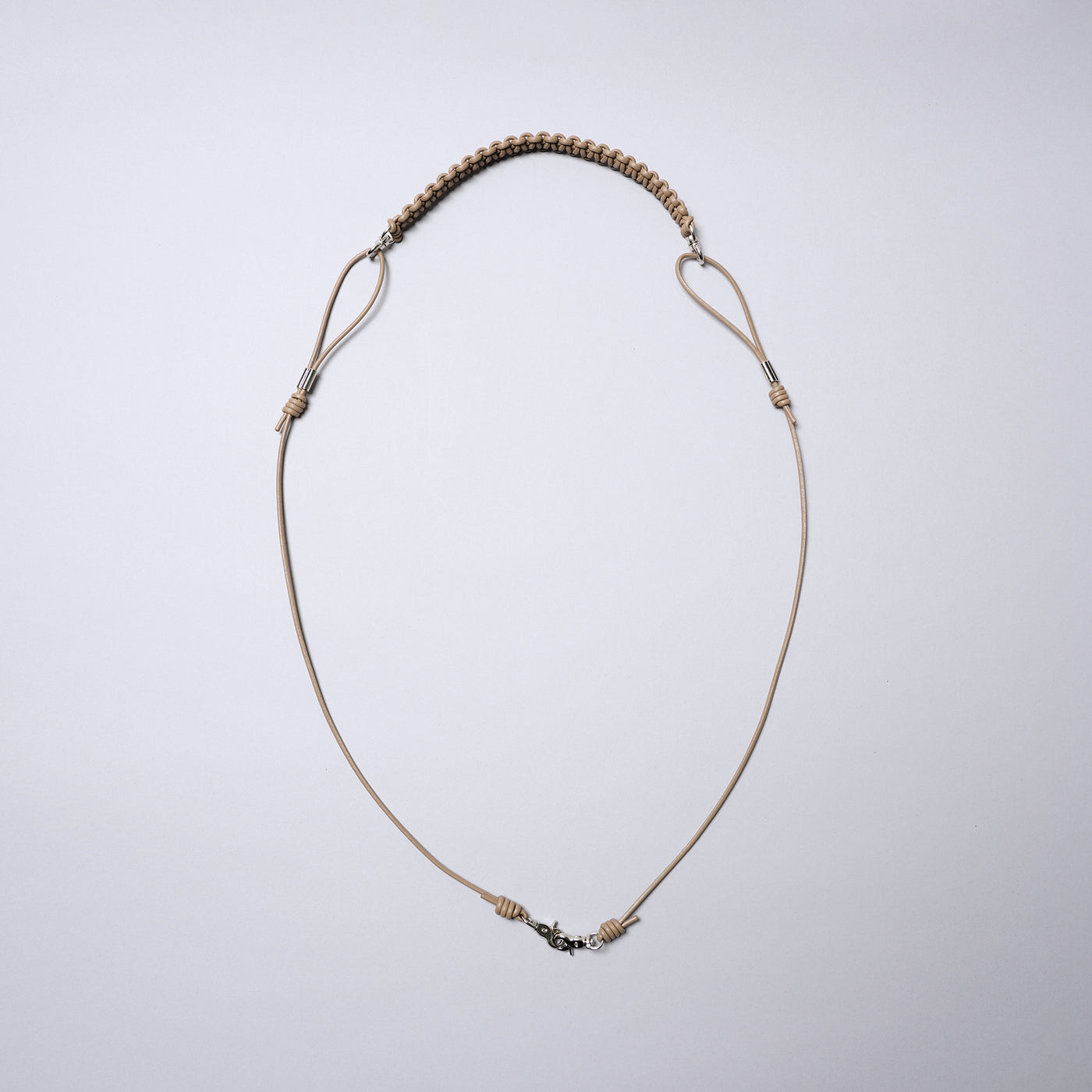 <SENTI FLATTER THE SENSES> Leather Blade Multi Strap / Ivory