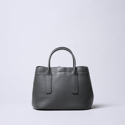 <itten-itten> Leather Mini Tote (w/ D) / Warm Beige