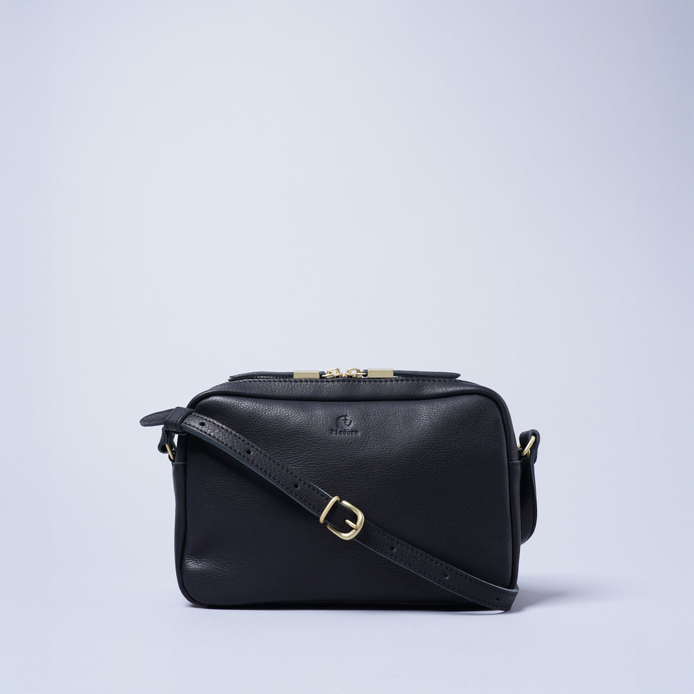 <kissora> Olive Tanned Leather Mini Shoulder / BLK