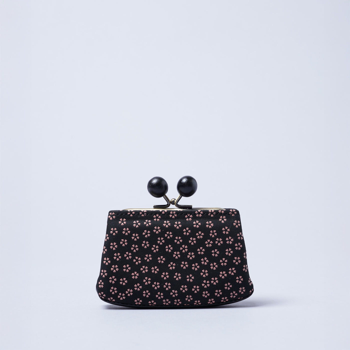 <kissora> Kotoinden Kiss Lock Mini Wallet / Small Cherry Blossoms PNK