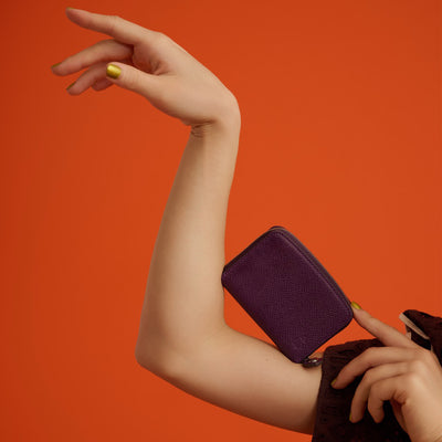 ＜Kiichi＞ Shade系列 零錢包（round）/紫色