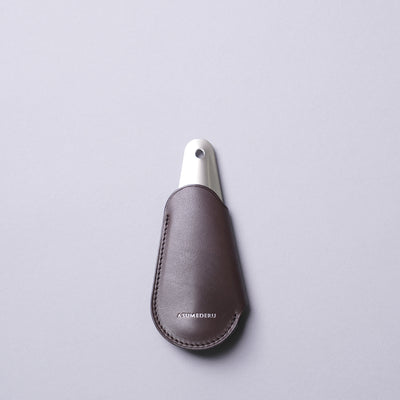 <ASUMEDERU> Shoehorn with cover / Red