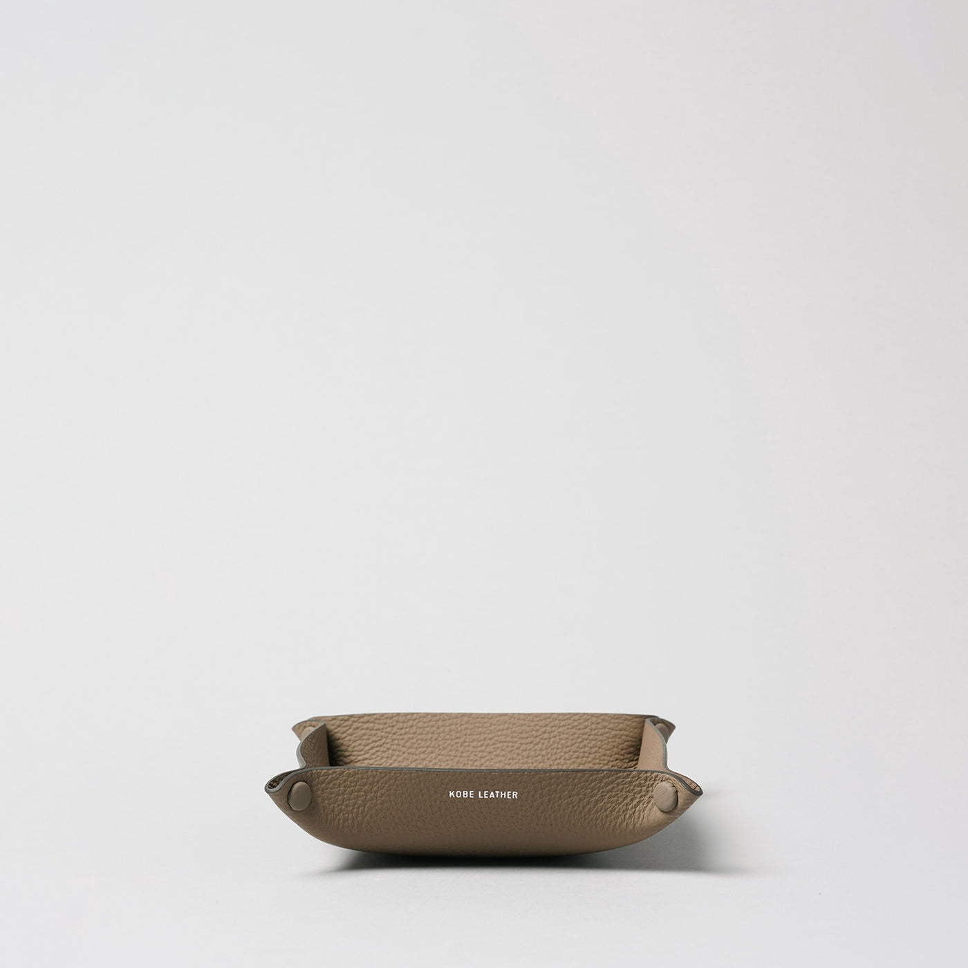 ＜kobe leather＞Tray-L / Ivory