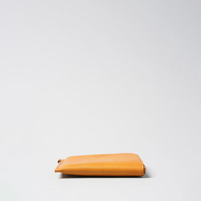 <lezali> L-ZIP Mini Wallet / Camel Yellow