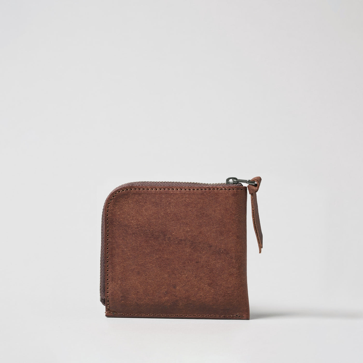 <LITSTA> Compact Wallet Half / Dark Brown