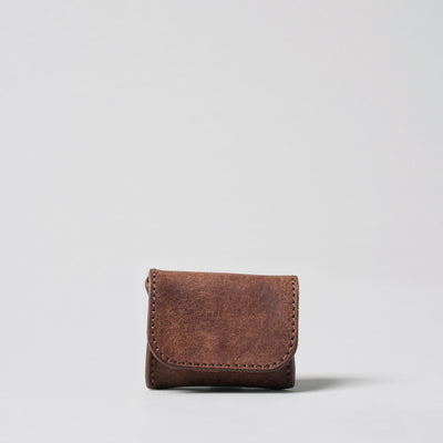 <LITSTA> Tiny Coin Case / Dark Brown