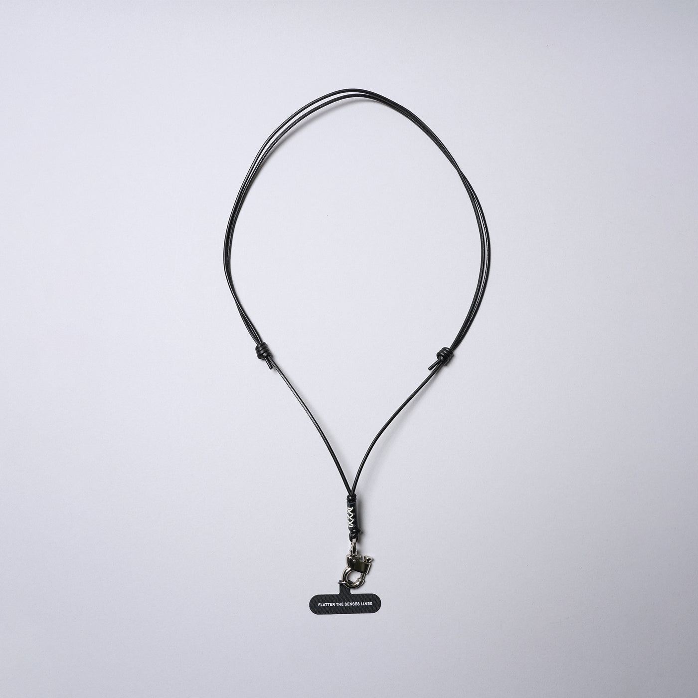 多功能皮革掛繩附手機固定片（Pull Up Hook）/象牙白