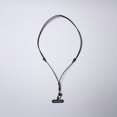 多功能皮革掛繩附手機固定片（Pull Up Hook）/象牙白