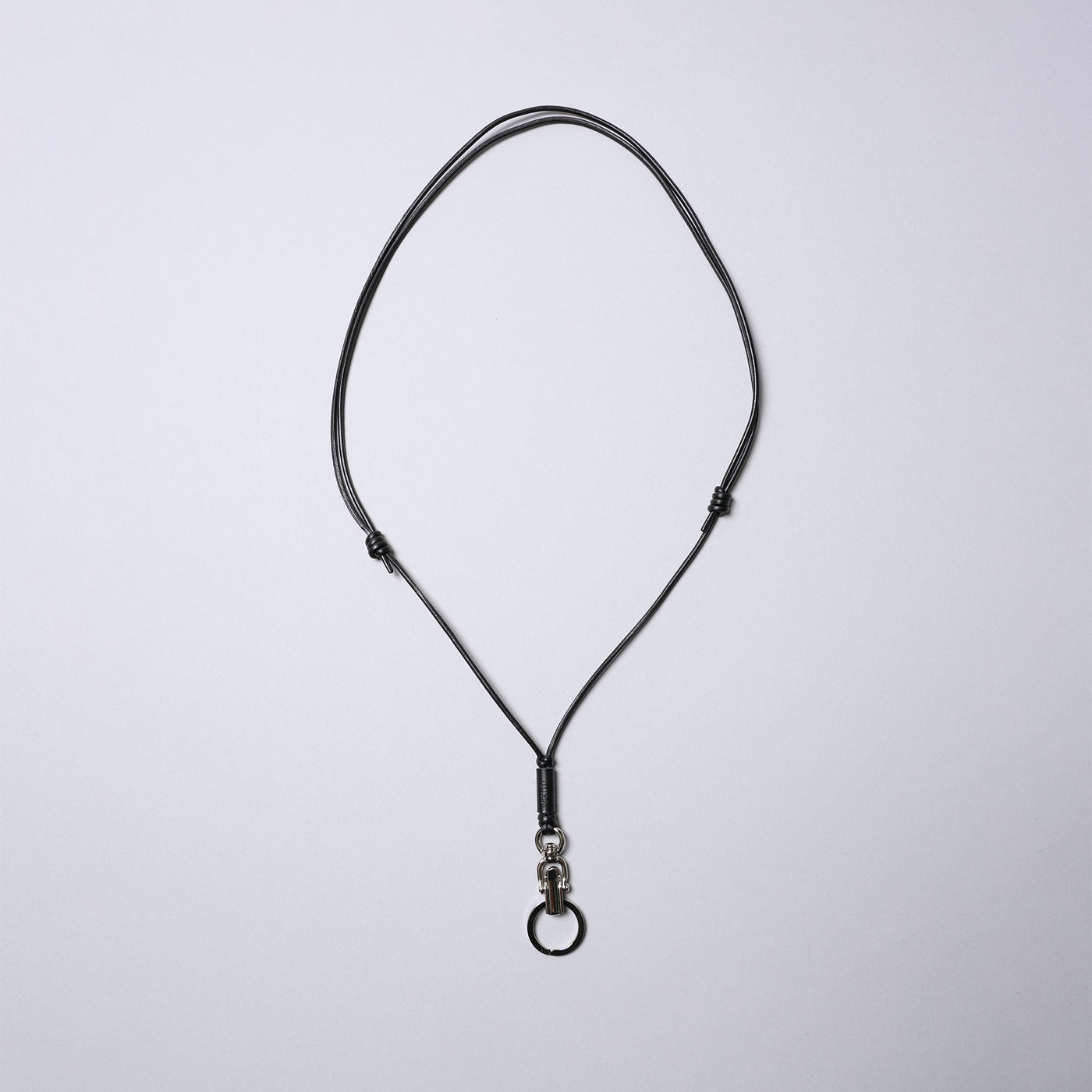 多功能皮革掛繩（Clip Hook）/黑色