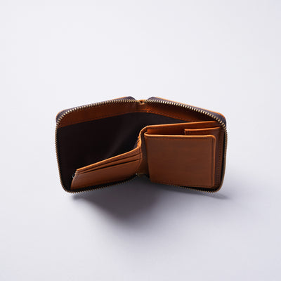 ＜スロウ＞herbie -mini round wallet-/オーク