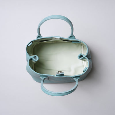 <itten-itten> Leather Mini Tote (w/ D) / Warm Beige