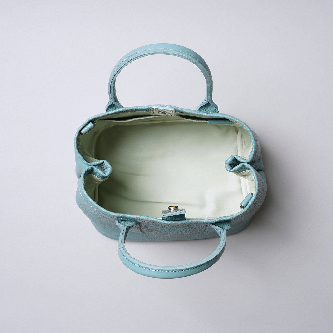 <itten-itten> Leather Mini Tote (w/ D) / Pink