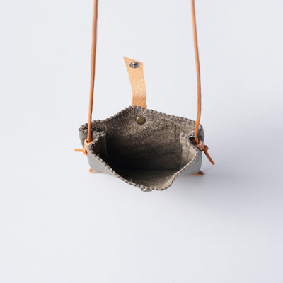 ＜jidai＞ Upcycle Leather Crossbody / Black