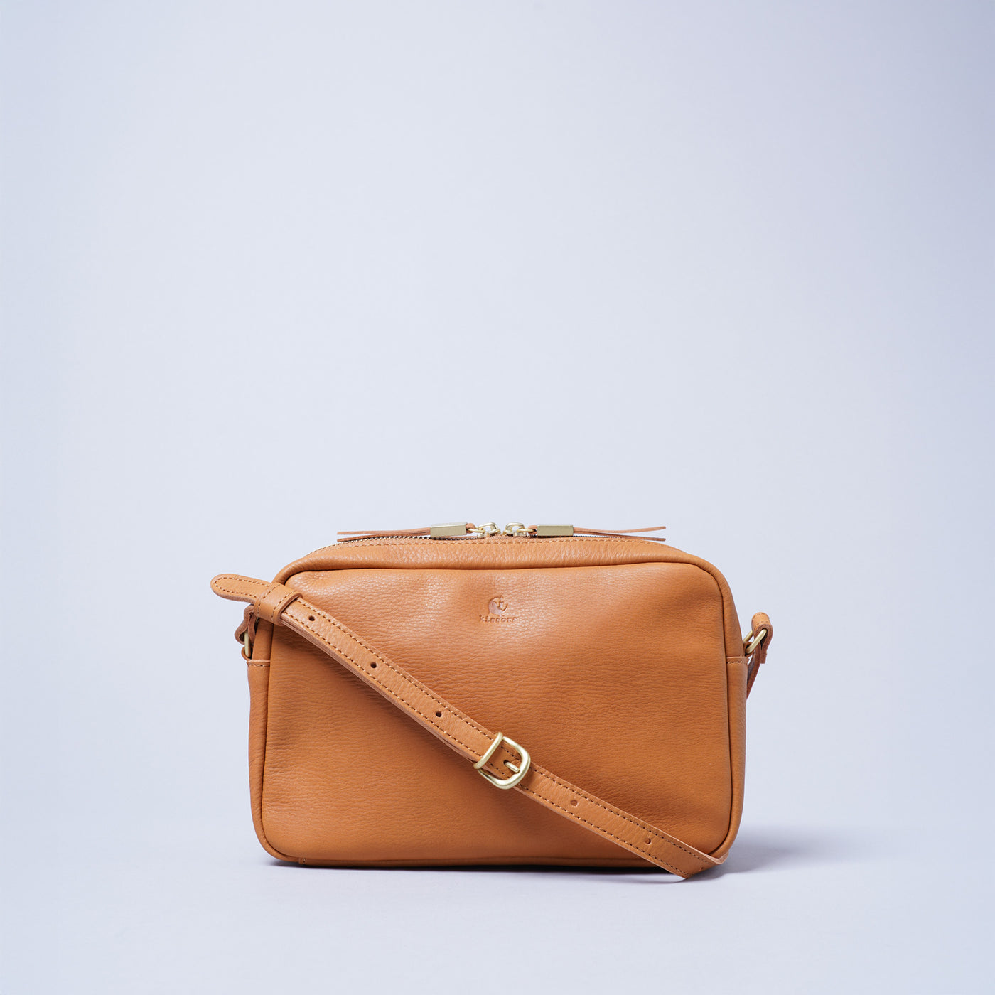 <kissora> Olive Tanned Leather Mini Shoulder / BLK