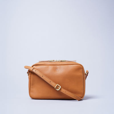 <kissora> Olive Tanned Leather Mini Shoulder / BLK