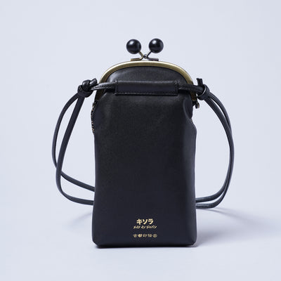 <kissora> Kotoinden Kiss Lock Smart Phone Shoulder / Hyotan BLK