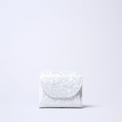 <ARUKAN> Claire Bi-Fold Wallet / Pearl White