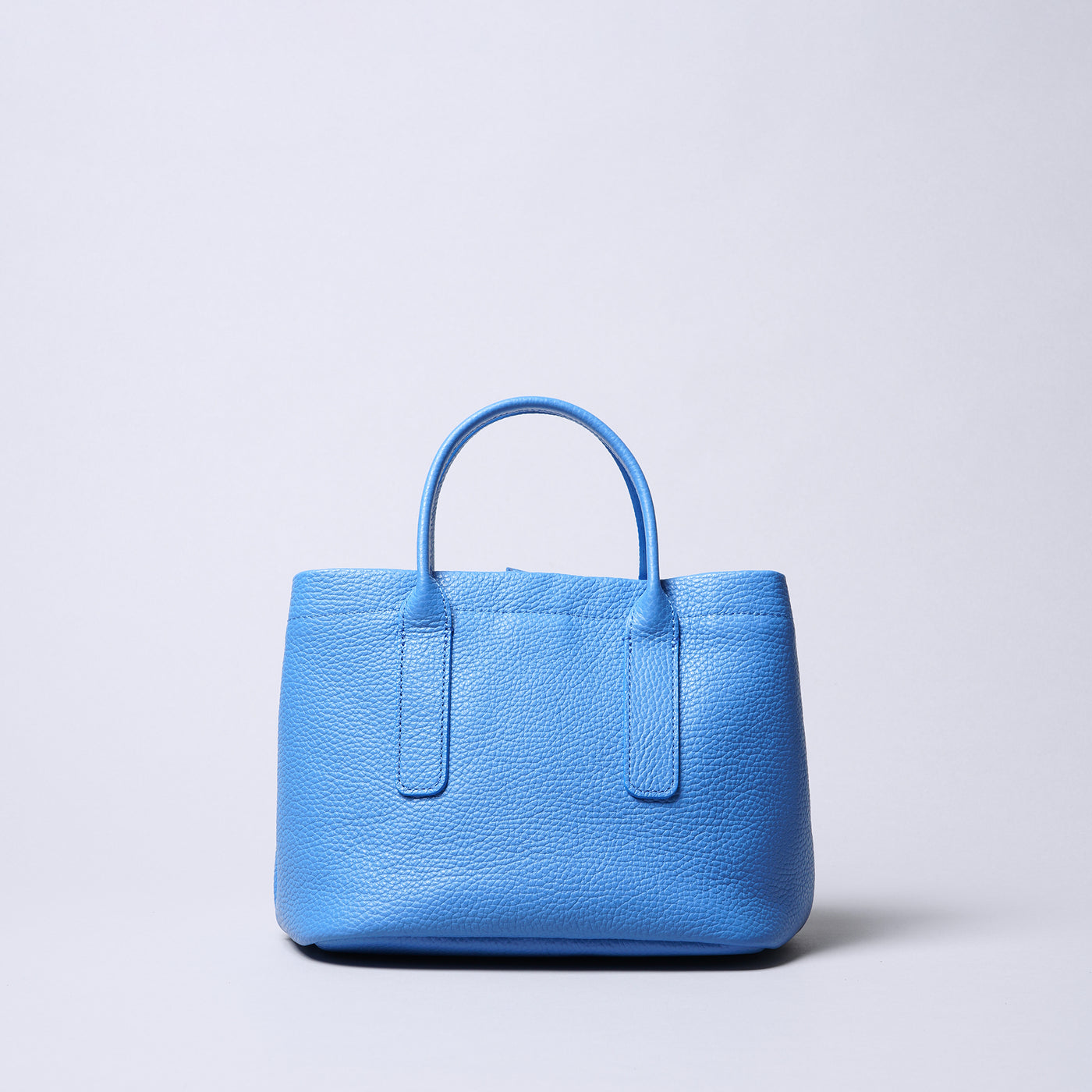 <itten-itten> Leather Mini Tote (w/ D) / Pale Green