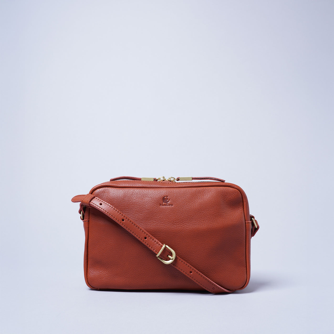 <kissora> Olive Tanned Leather Mini Shoulder / BLK