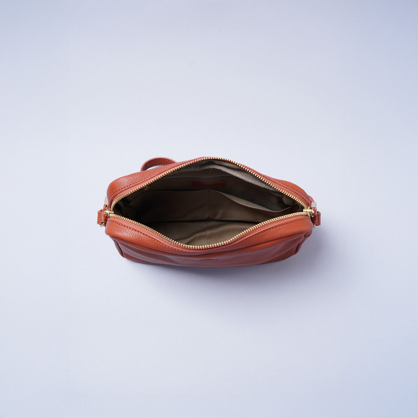 <kissora> Olive Tanned Leather Mini Shoulder / BLK