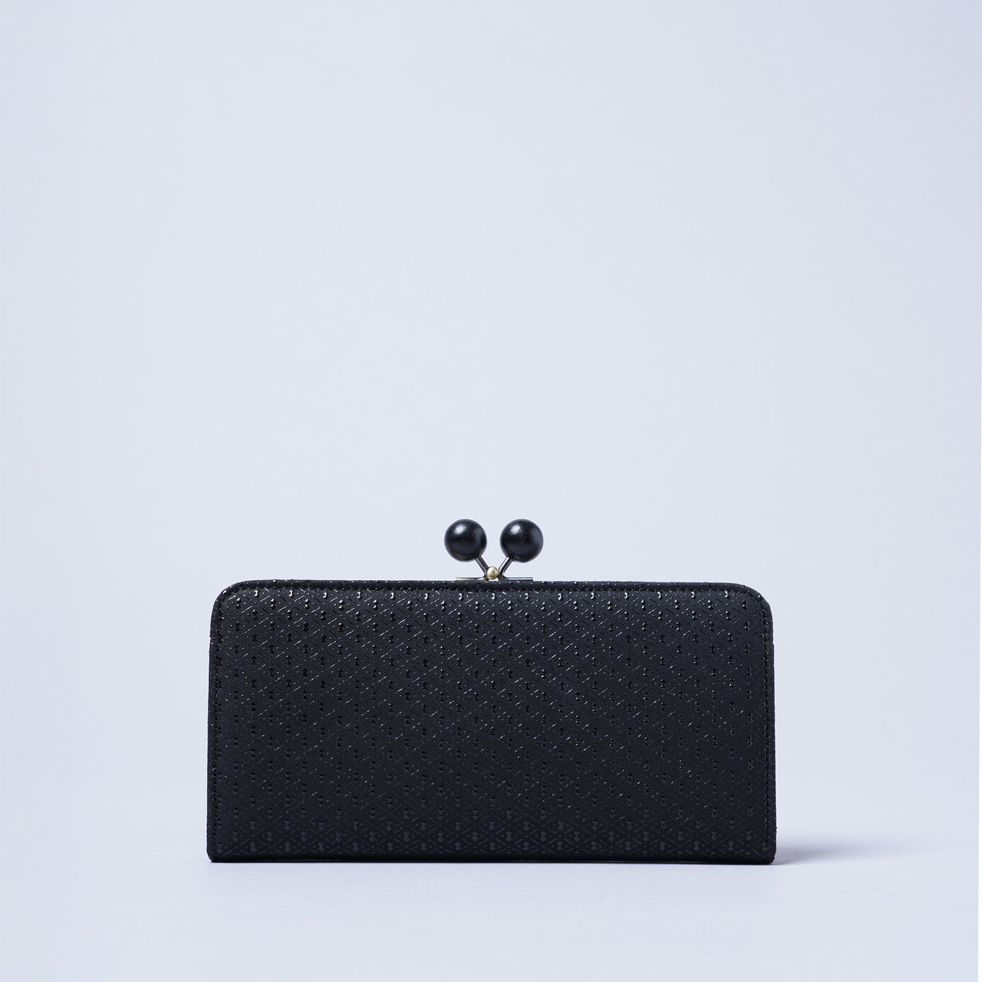 <kissora> Kotoinden Kiss Lock Long Wallet / Small Cherry Blossoms PNK