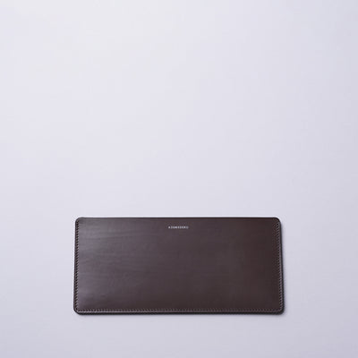 <ASUMEDERU> Simple Long Wallet/ Brown