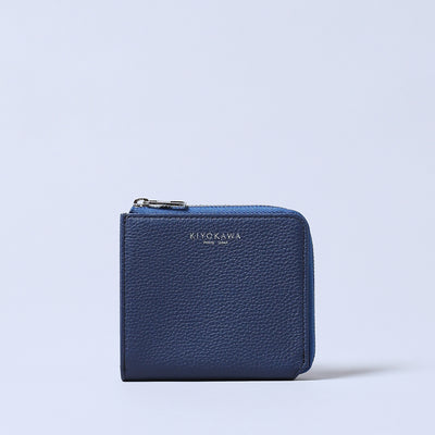 ＜キヨカワ＞［SOPHIE］L zip wallet/ブルー
