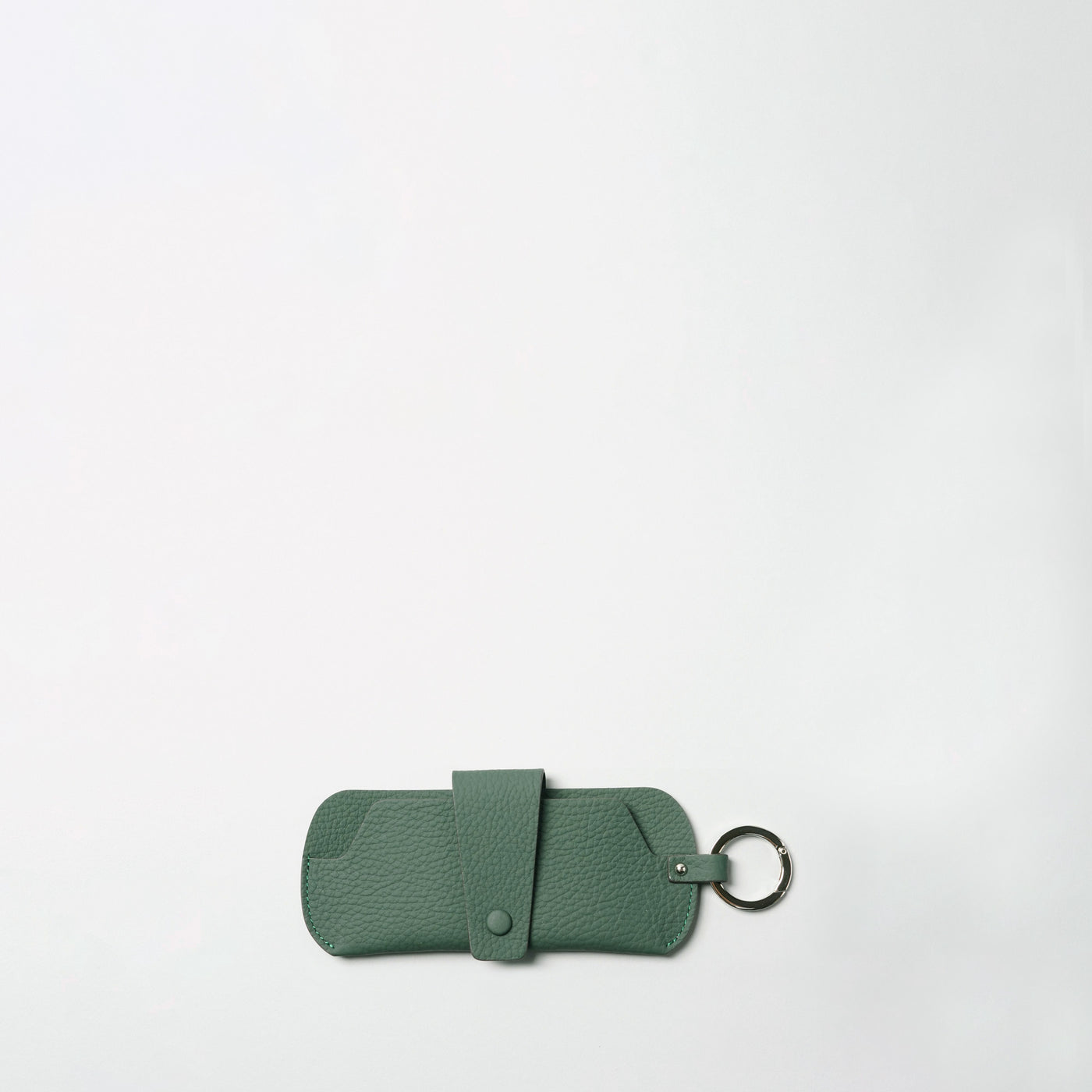 ＜KOBE LEATHER＞Glasses case/綠色