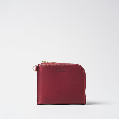 <lezali> L-ZIP Mini Wallet / Dark Green