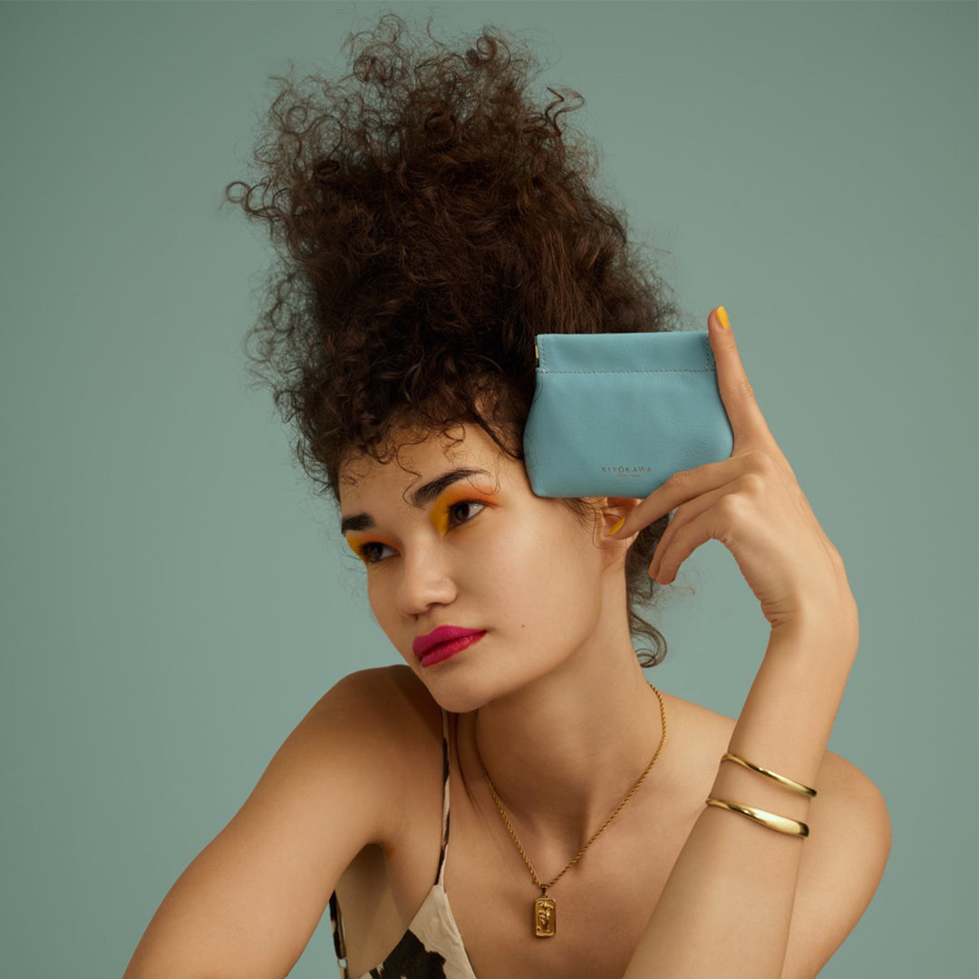 <KIYOKAWA> [Zita] Key Pouch / Blue