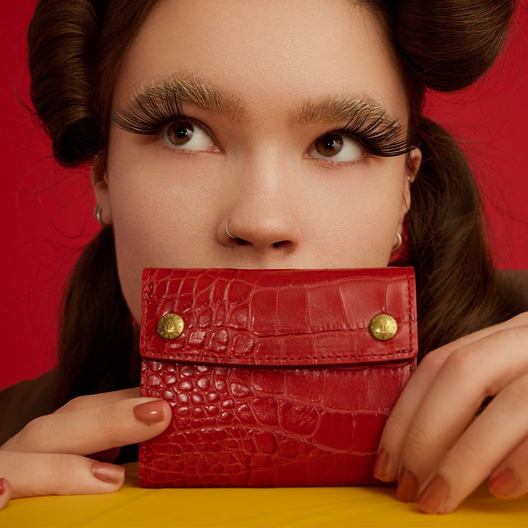 <kiichi> Alike Series Wallet (Trifold) / Red