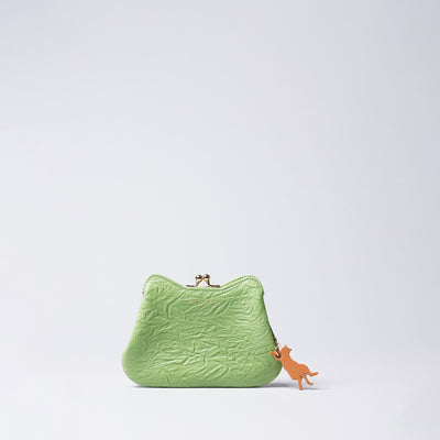 <aoneco> Kiss Lock Mini Wallet / Blue Green