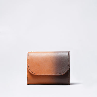 <cotocul> Gradation Dyed Mini Wallet / Dirt