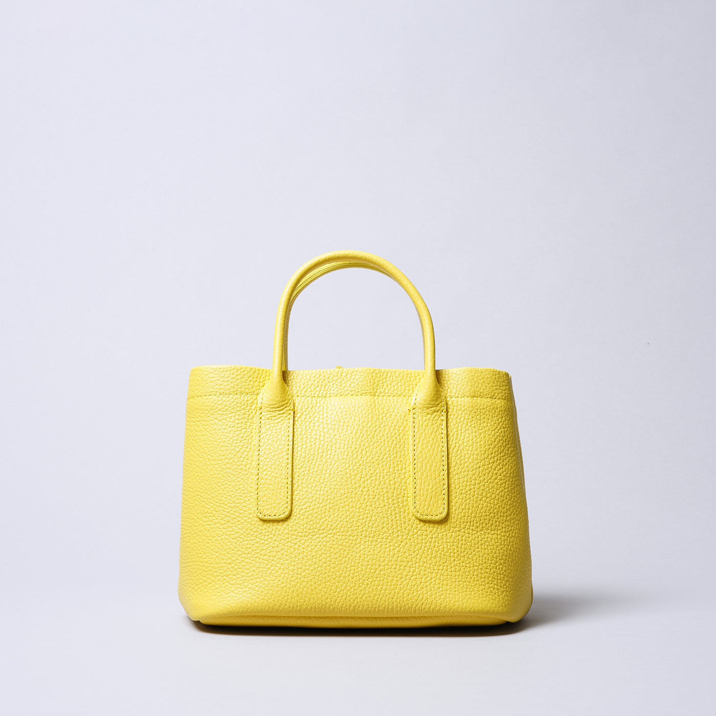 <itten-itten> Leather Mini Tote (w/ D) / Pink