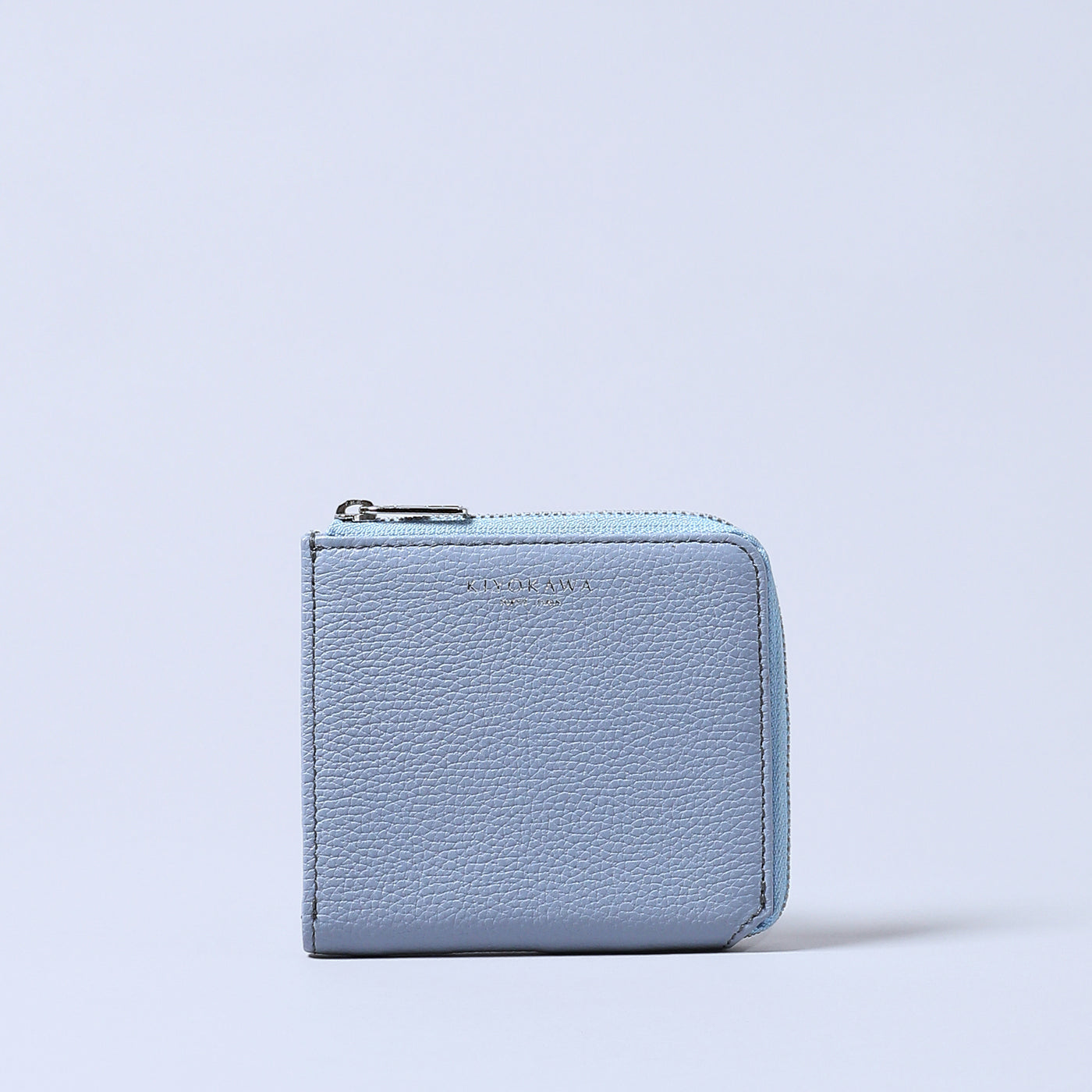 ＜キヨカワ＞［SOPHIE］L zip wallet/ブルー