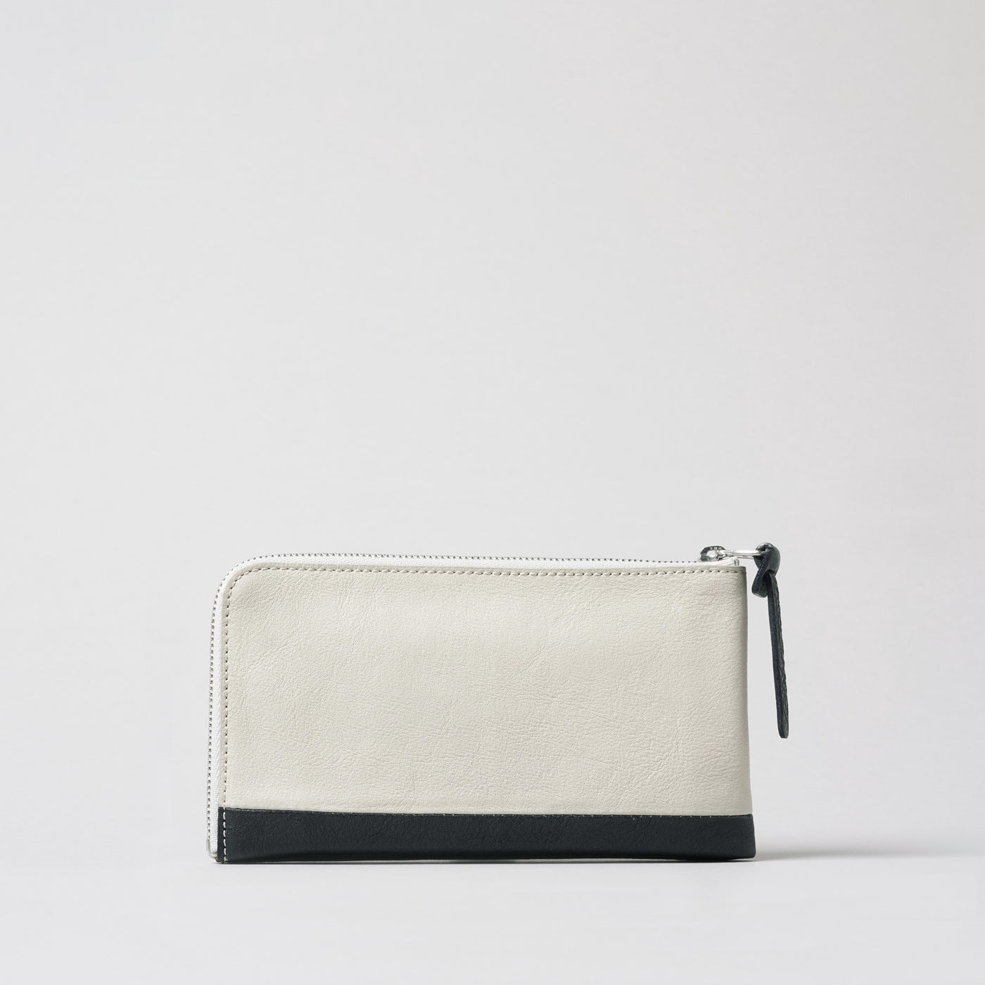 <numeri> Sottile Bi-Color L Zipper Long Wallet / Blue x White