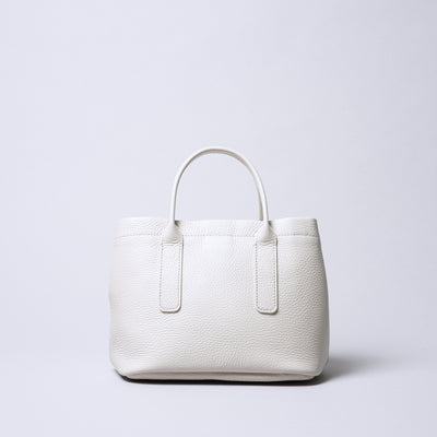 <itten-itten> Leather Mini Tote (w/ D) / Pale Green
