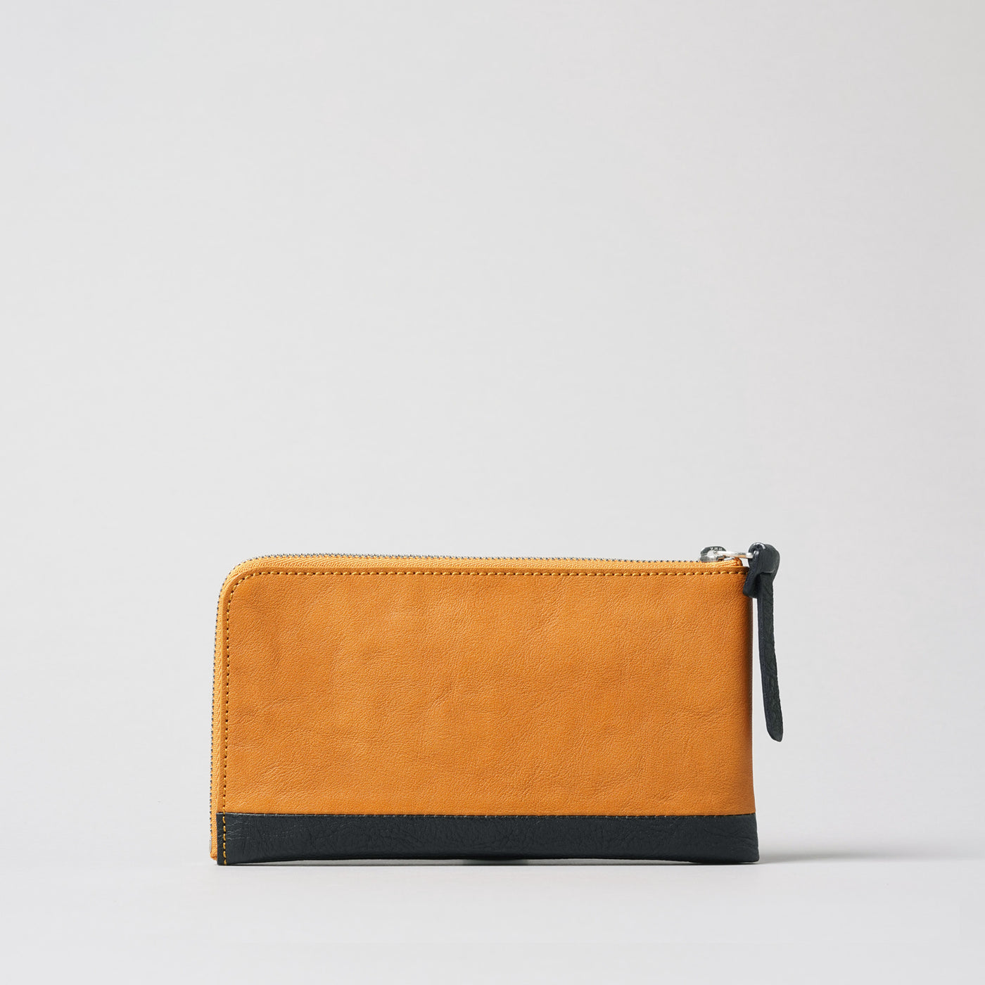 <numeri> Sottile Bi-Color L Zipper Long Wallet / Blue x White