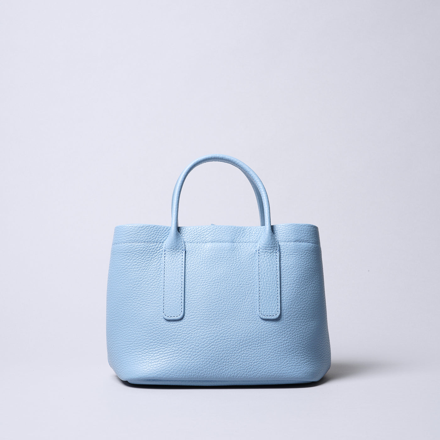 <itten-itten> Leather Mini Tote (w/ D) / Terracotta